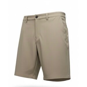TravisMathew Golf Shorts Khaki Tan Size 40 Stretch Performance Athletic